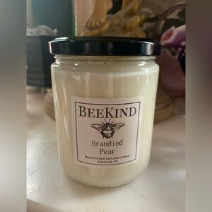 Bee Kind Brandied Pear 1 Wick Soy Candle